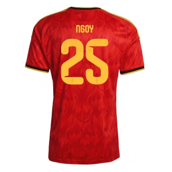 Billige Fotballdrakt Belgia Nathan Ngoy #25 Replika Hjemmedrakt VM 2026 Kortermet